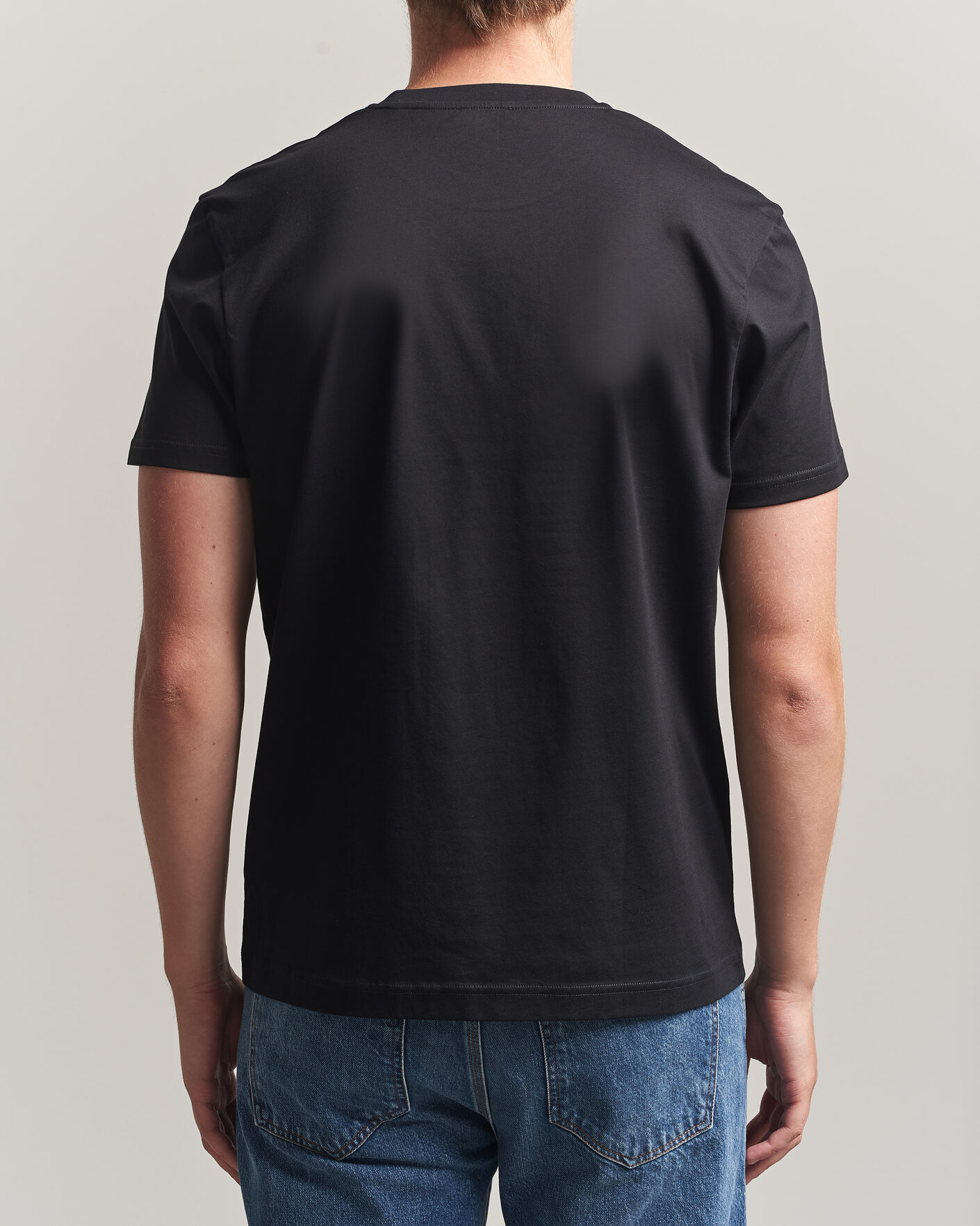 Herren | T-Shirts | Sunspel | Riviera Midweight T-Shirt Black