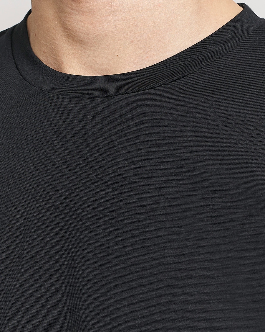 Herren | T-Shirts | Sunspel | Riviera Midweight T-Shirt Black