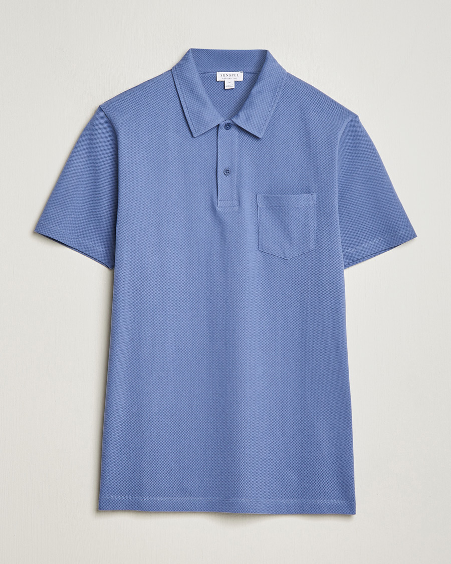 Herren | Poloshirts | Sunspel | Riviera Polo Shirt Grape