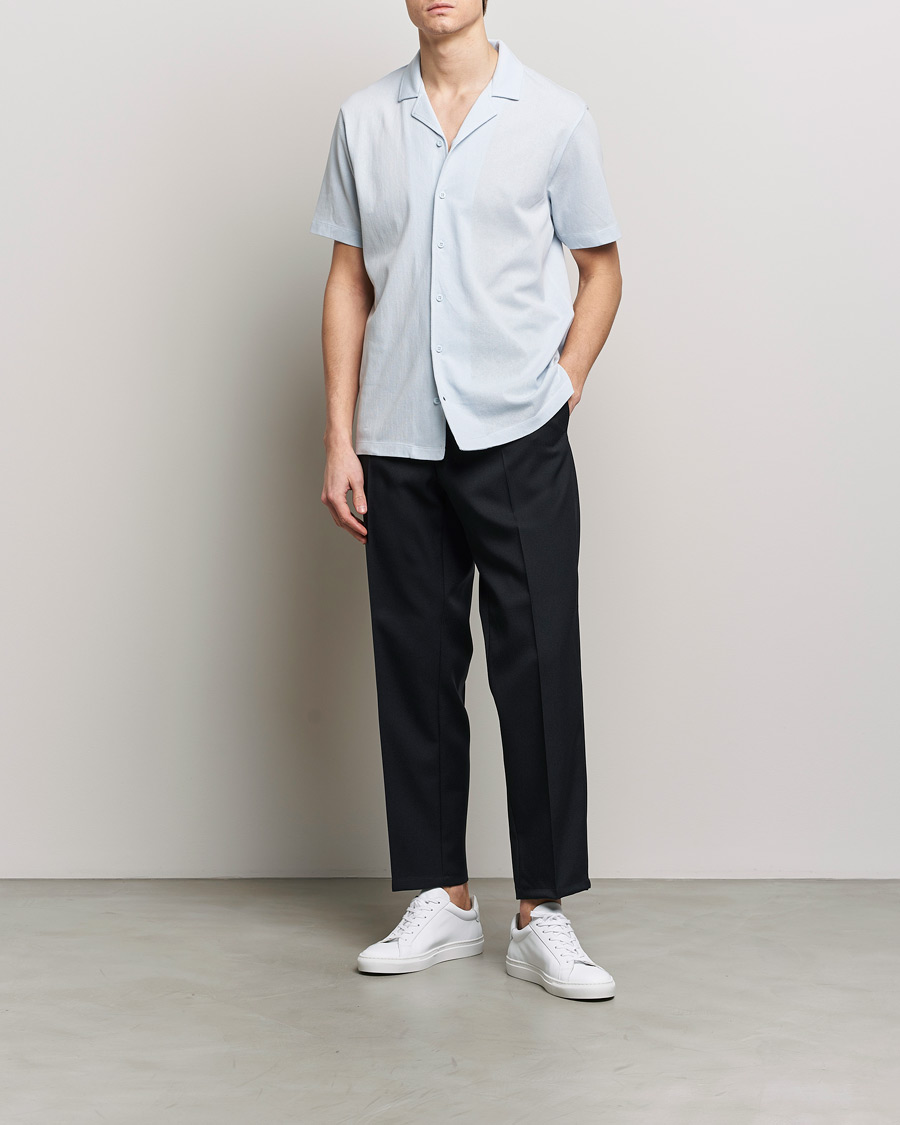 Herren | Hemden | Sunspel | Riviera Resort Shirt Light Blue