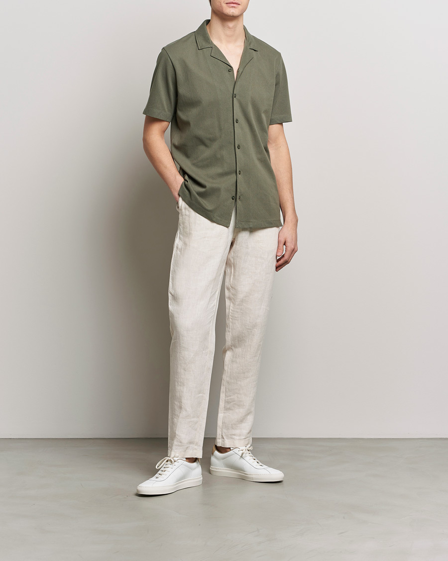 Herren | Hemden | Sunspel | Riviera Resort Shirt Khaki