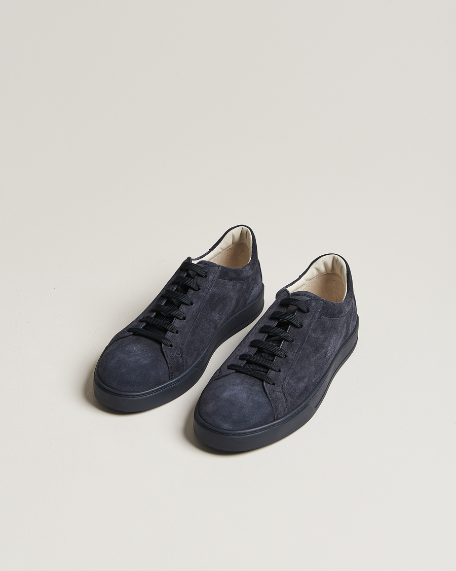 Herren | Schuhe | Tod's | Cassetta Lacciata Sneaker Navy Suede