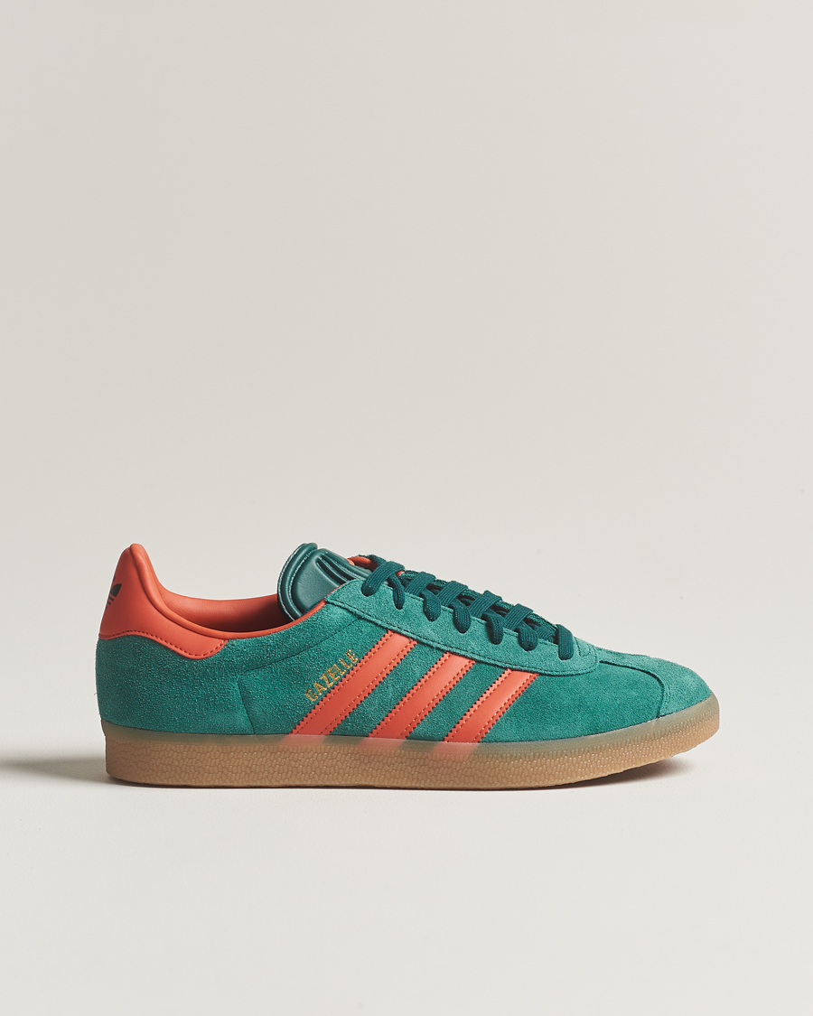 Herren | adidas Originals Gazelle Sneaker Green/Red | adidas Originals | Gazelle Sneaker Green/Red