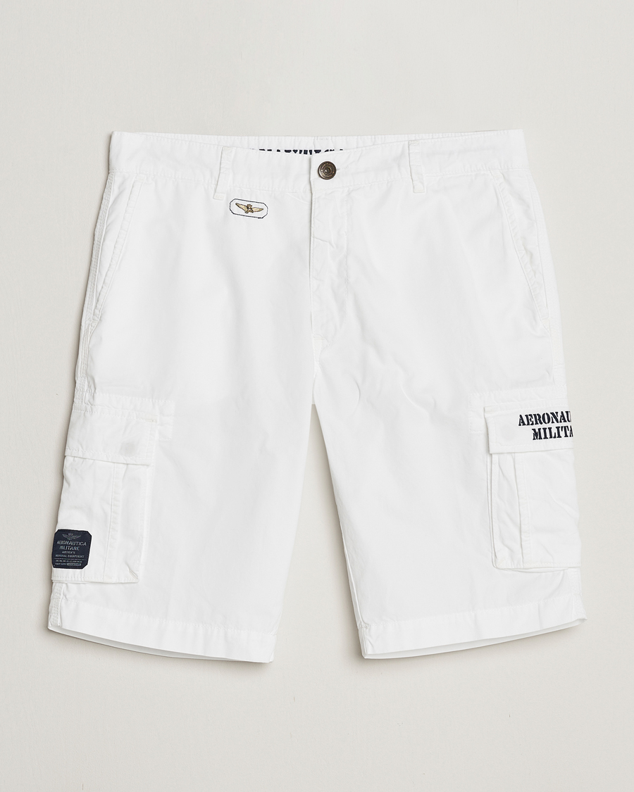 Herren | Shorts | Aeronautica Militare | BE066 Cargo Shorts Off White