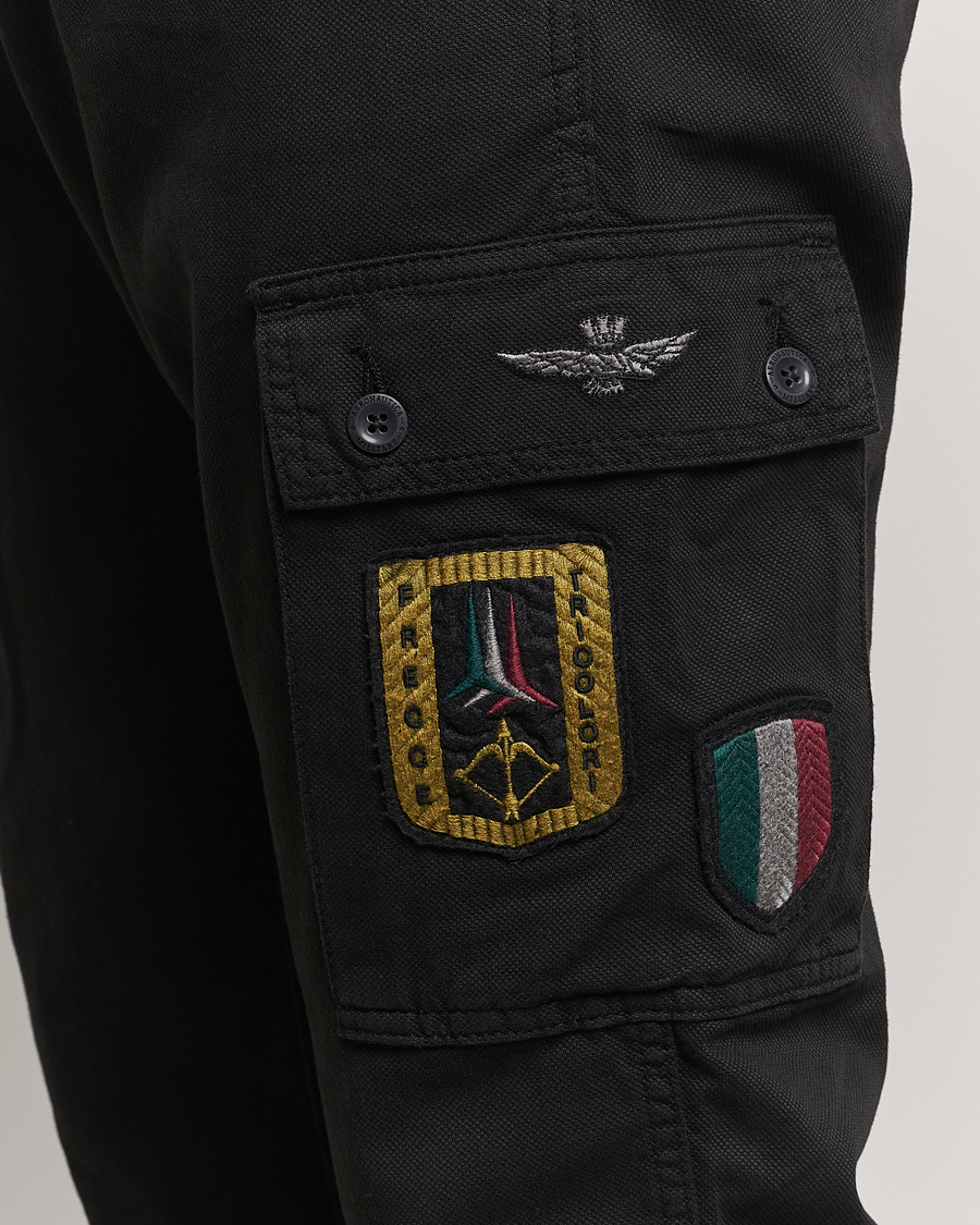 Herren | Hosen | Aeronautica Militare | Heritage Cargo Pants Jet Black