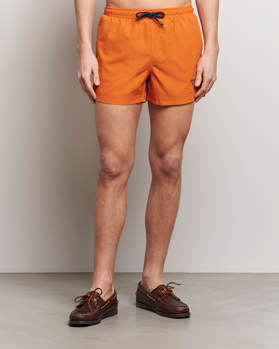 Herren | Summer | Aeronautica Militare | Costume Swim Shorts Carrot Orange