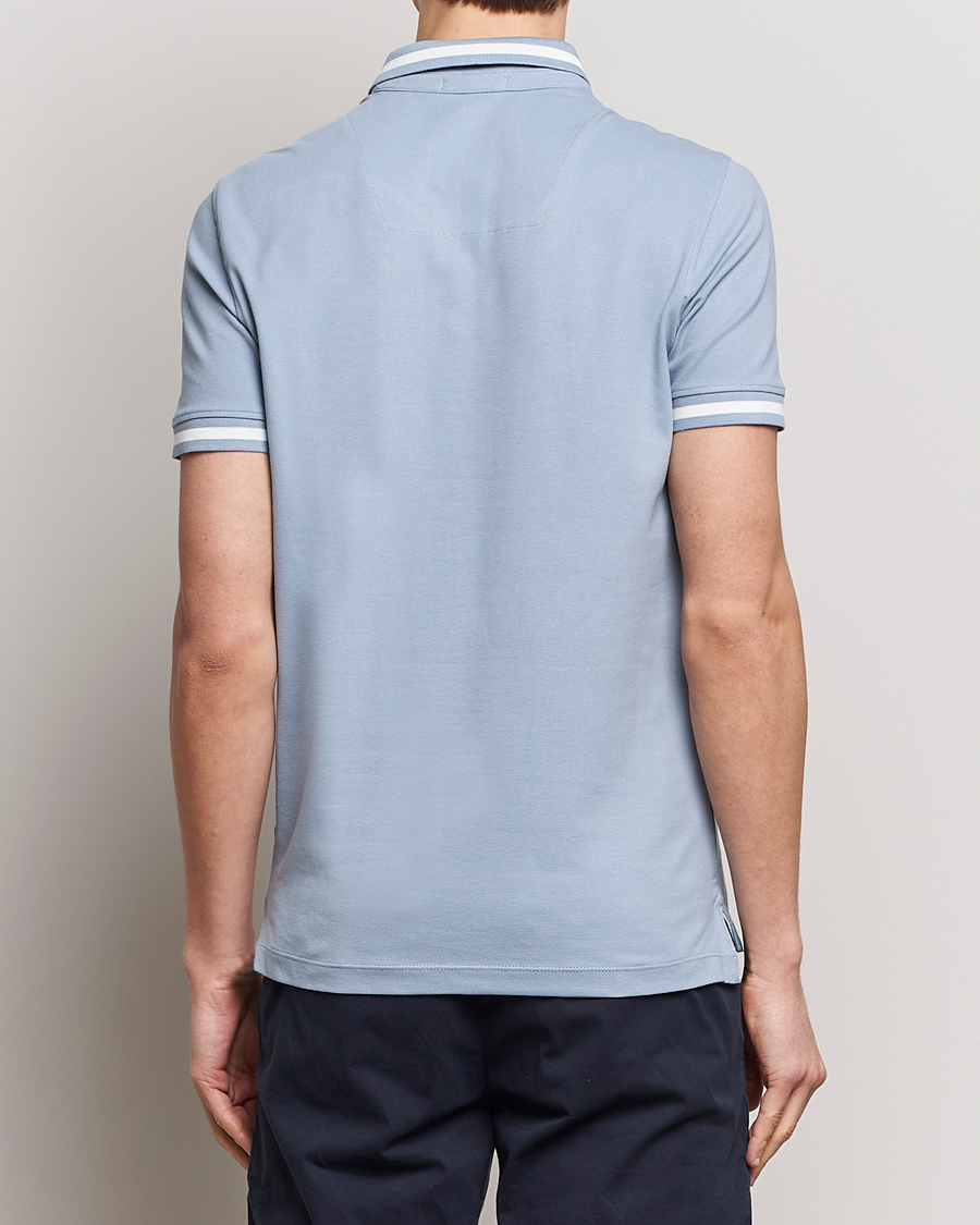 Herren | Poloshirts | Aeronautica Militare | Tipped Polo Glacier Blue