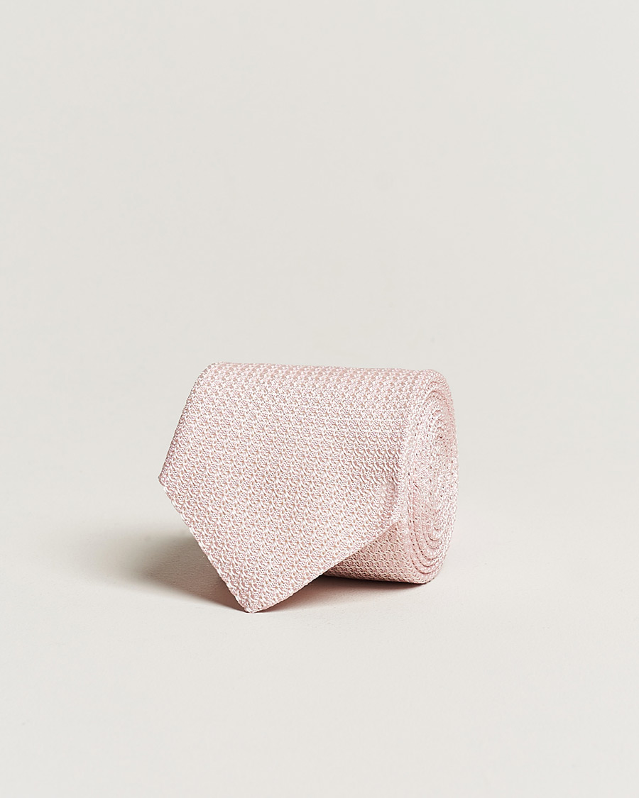 Herren | Krawatten | Amanda Christensen | Silk Grenadine 8 cm Tie Pink