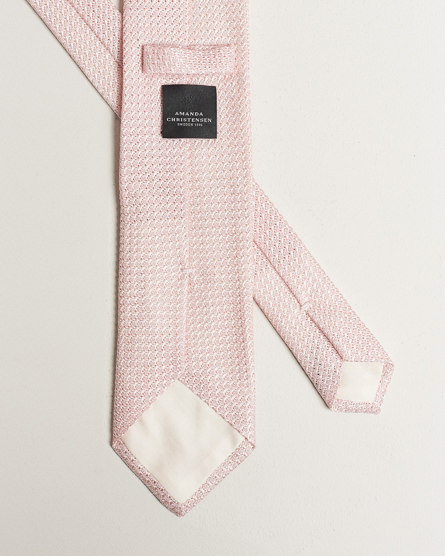 Herren | Krawatten | Amanda Christensen | Silk Grenadine 8 cm Tie Pink