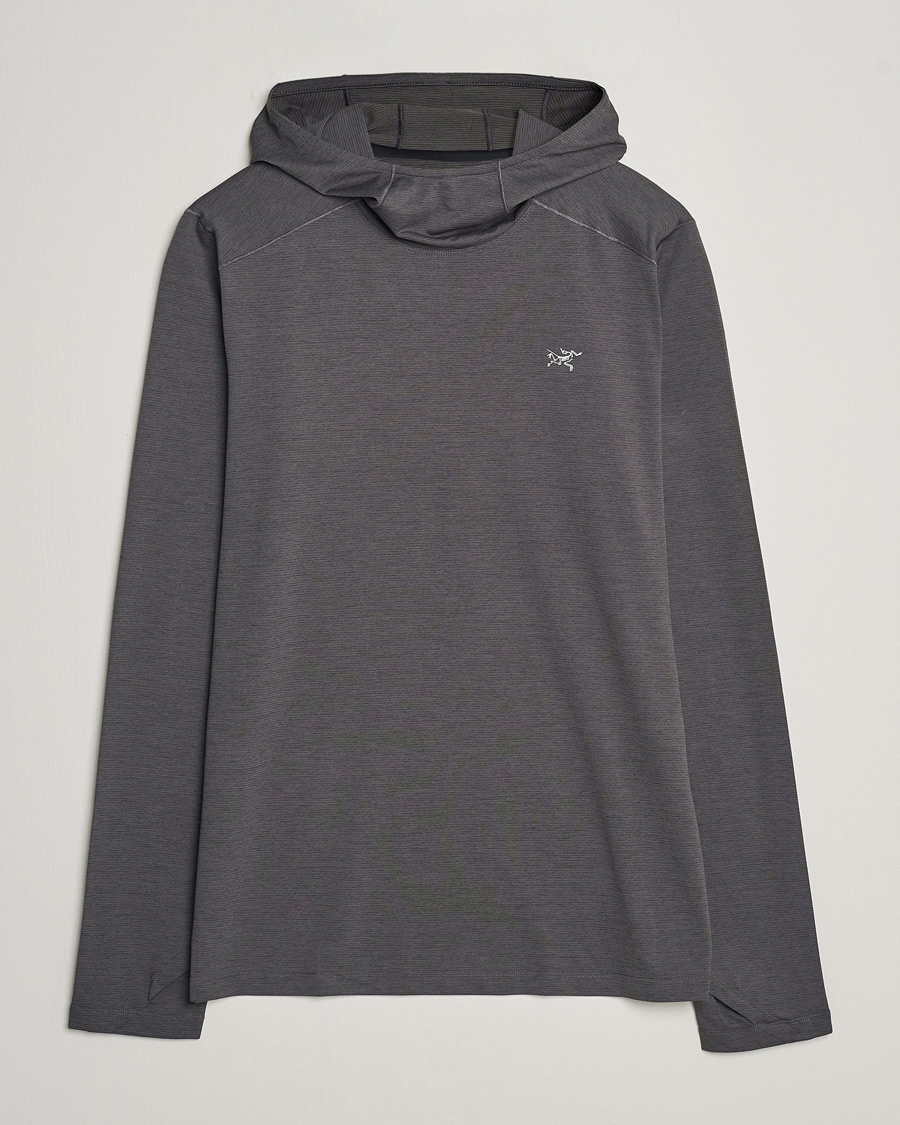 Arc'teryx Cormac Hoodie Black Heather bei Care of Carl