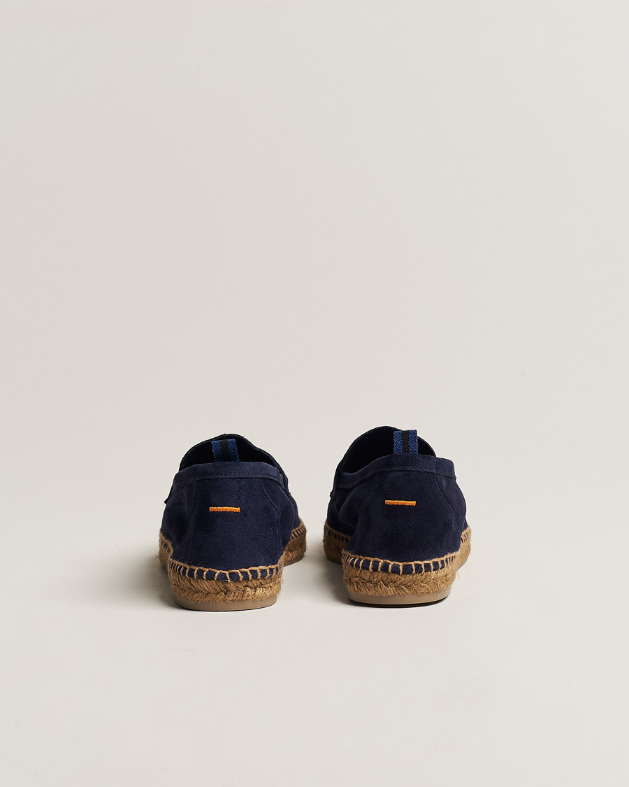 Herren | Espadrillo | Castañer | Nacho Casual Suede Loafers Azul Oscuro