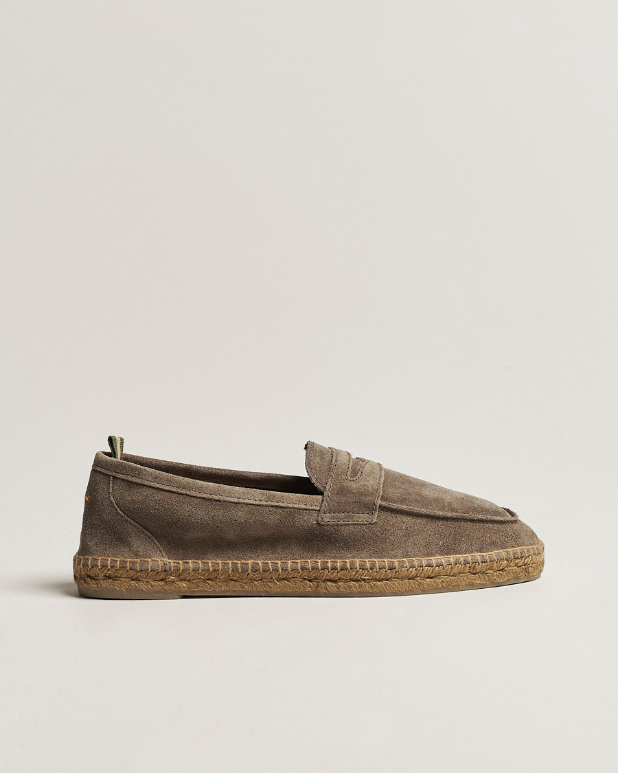 Herren | Castañer Nacho Casual Suede Loafers Topo | Castañer | Nacho Casual Suede Loafers Topo