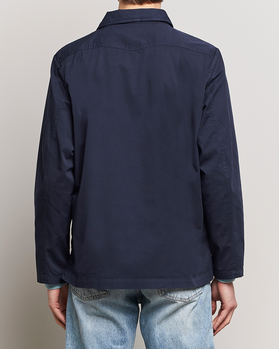 Herren | Hemden | Massimo Alba | Florida Stone Washed Shirt Jacket Navy