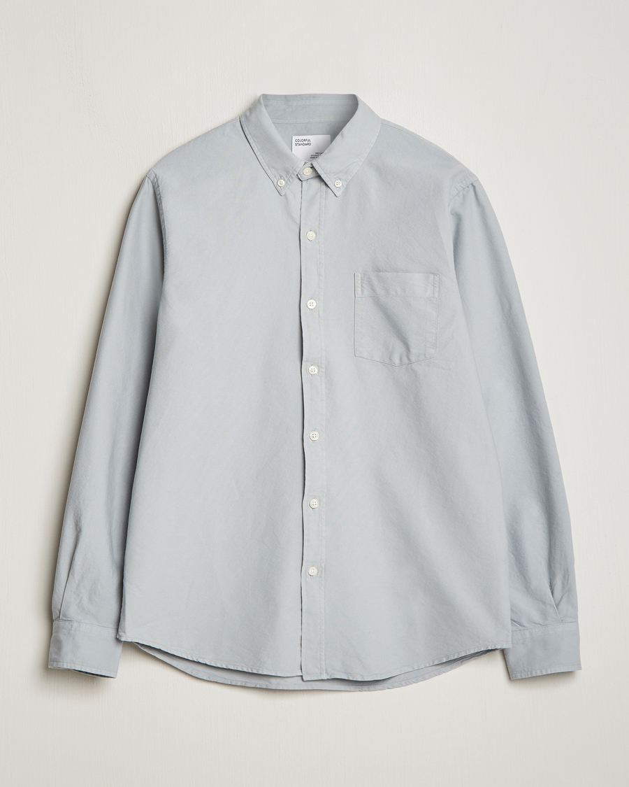 Herren | Hemden | Colorful Standard | Classic Organic Oxford Button Down Shirt Cloudy Grey