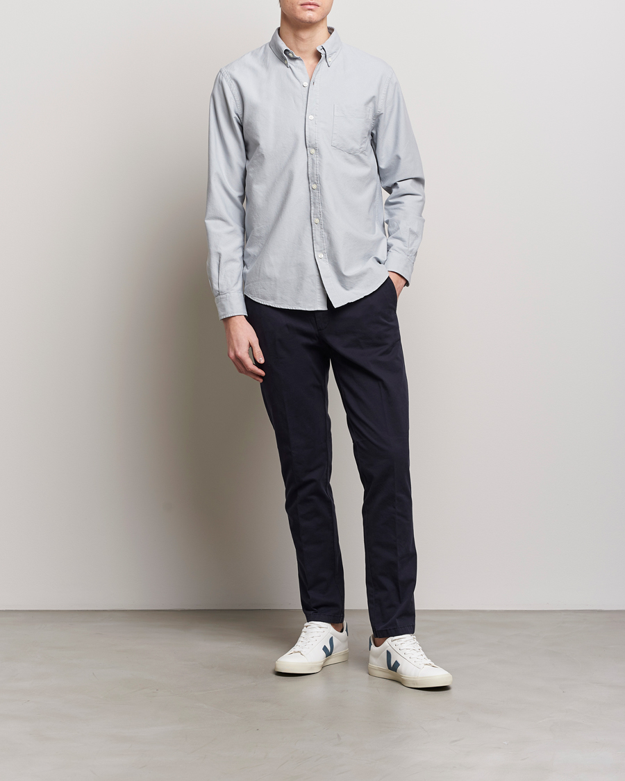 Herren | Hemden | Colorful Standard | Classic Organic Oxford Button Down Shirt Cloudy Grey