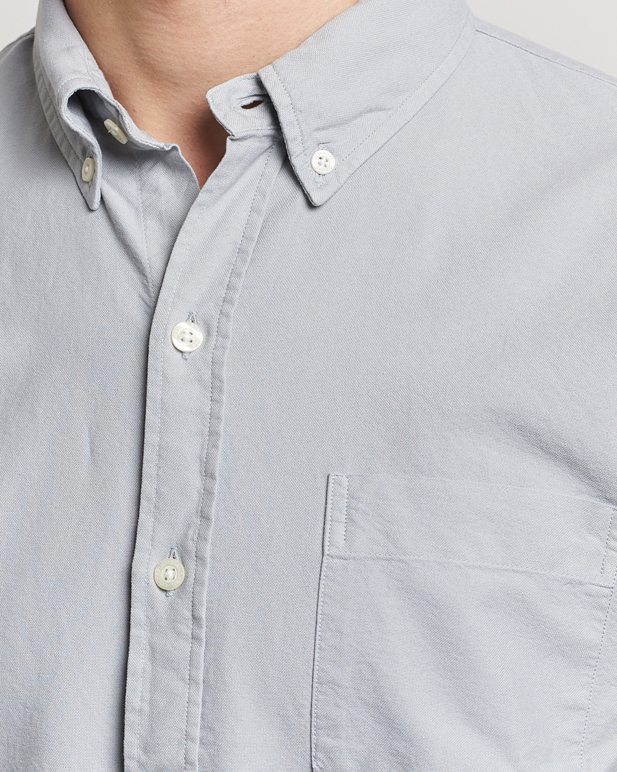 Herren | Hemden | Colorful Standard | Classic Organic Oxford Button Down Shirt Cloudy Grey