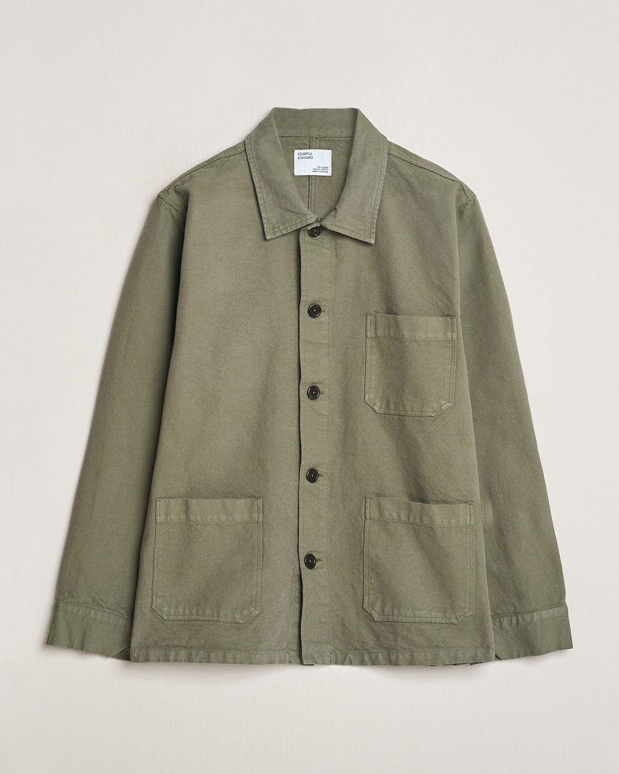 Herren | Hemden | Colorful Standard | Organic Workwear Jacket Dusty Olive