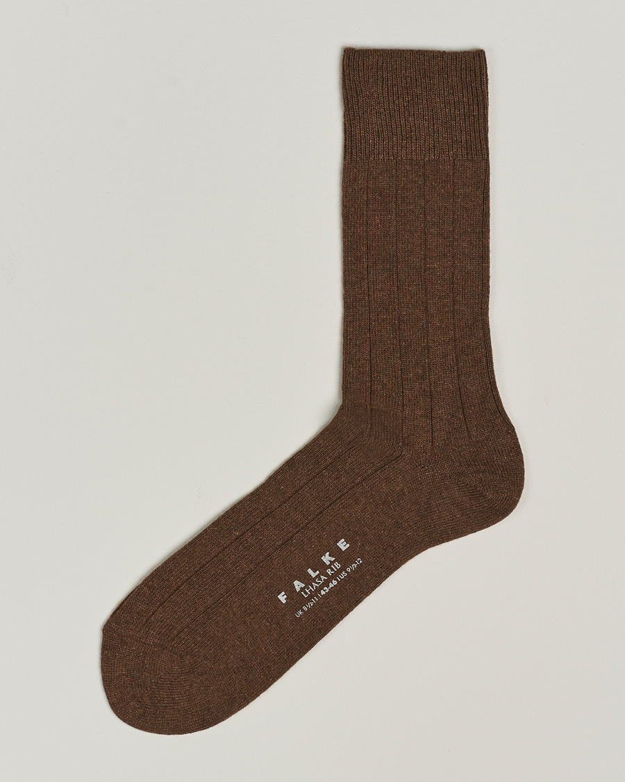 Herren | Unterwäsche | Falke | Lhasa Cashmere Socks Humus