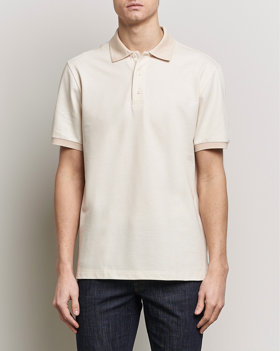 Herren | Poloshirts | Brioni | Cotton Piquet Polo Beige