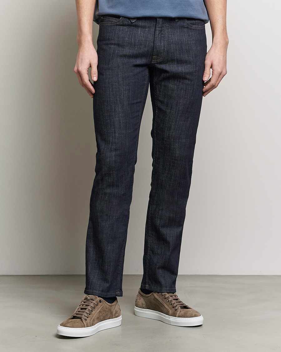Herren | Blaue jeans | Brioni | Slim Fit Stretch Jeans Dark Indigo