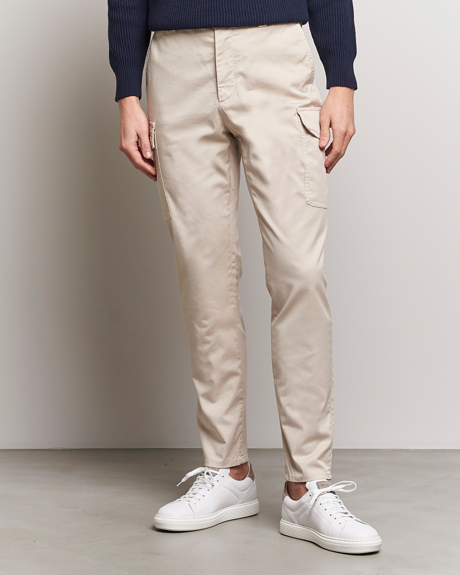 Herren | Kleidung | Brunello Cucinelli | Cotton Cargo Pants Light Beige