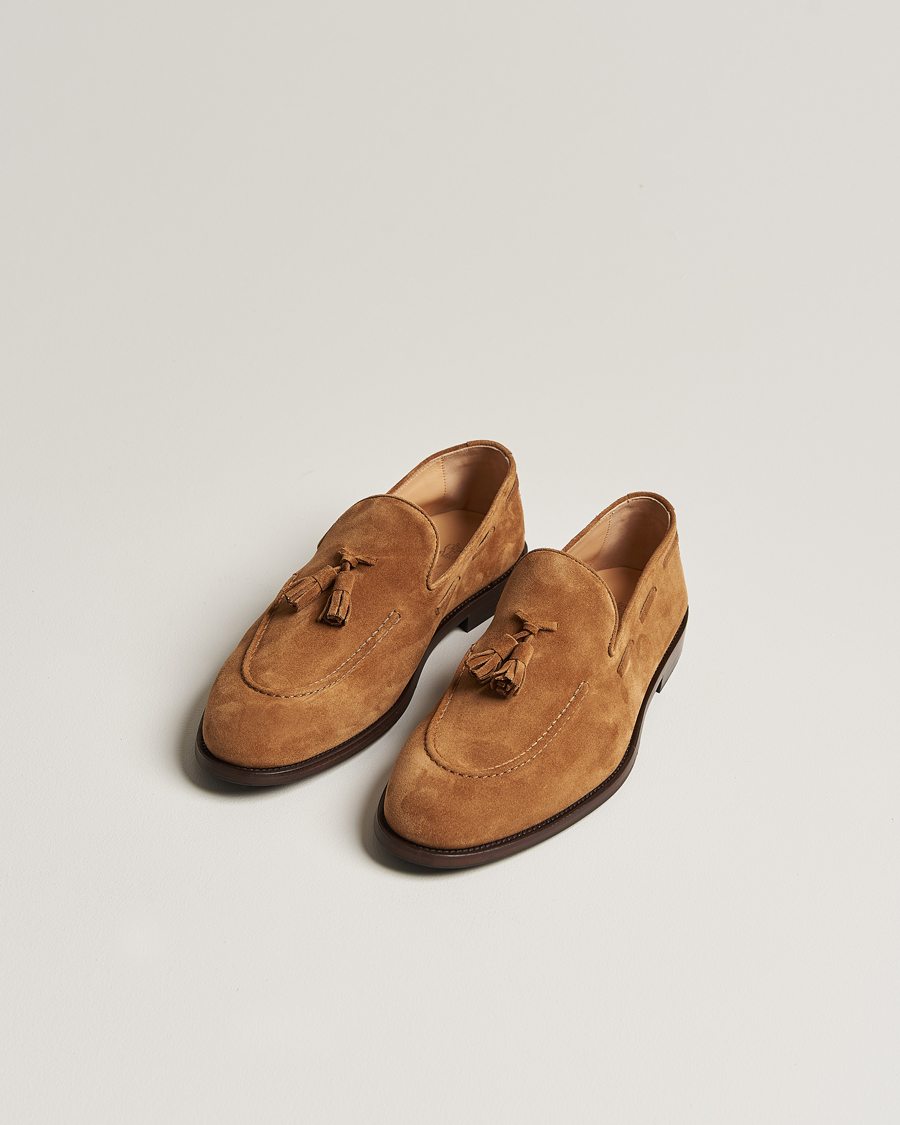 Men | Handmade shoes | Brunello Cucinelli | Tassel Loafer Whiskey Suede