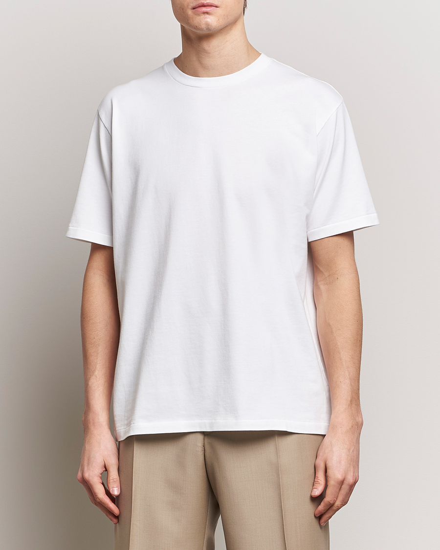 Herren |  | Auralee | Luster Plating T-Shirt White