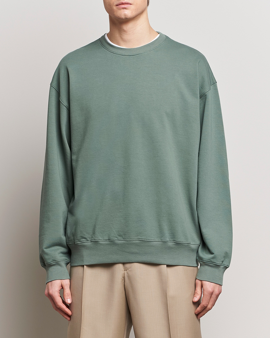 Herren | Sweatshirts | Auralee | Super High Gauze Sweatshirt Dustry Green