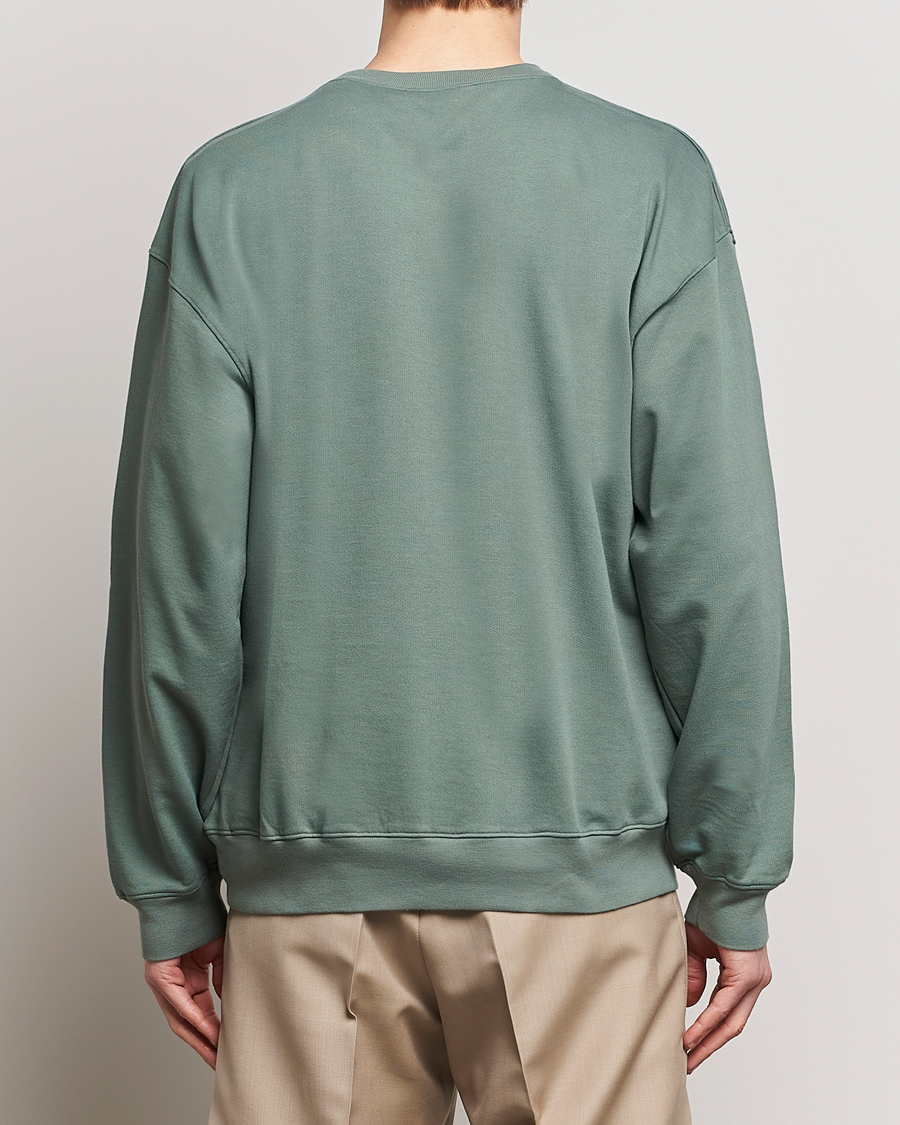 Herren | Pullover | Auralee | Super High Gauze Sweatshirt Dustry Green