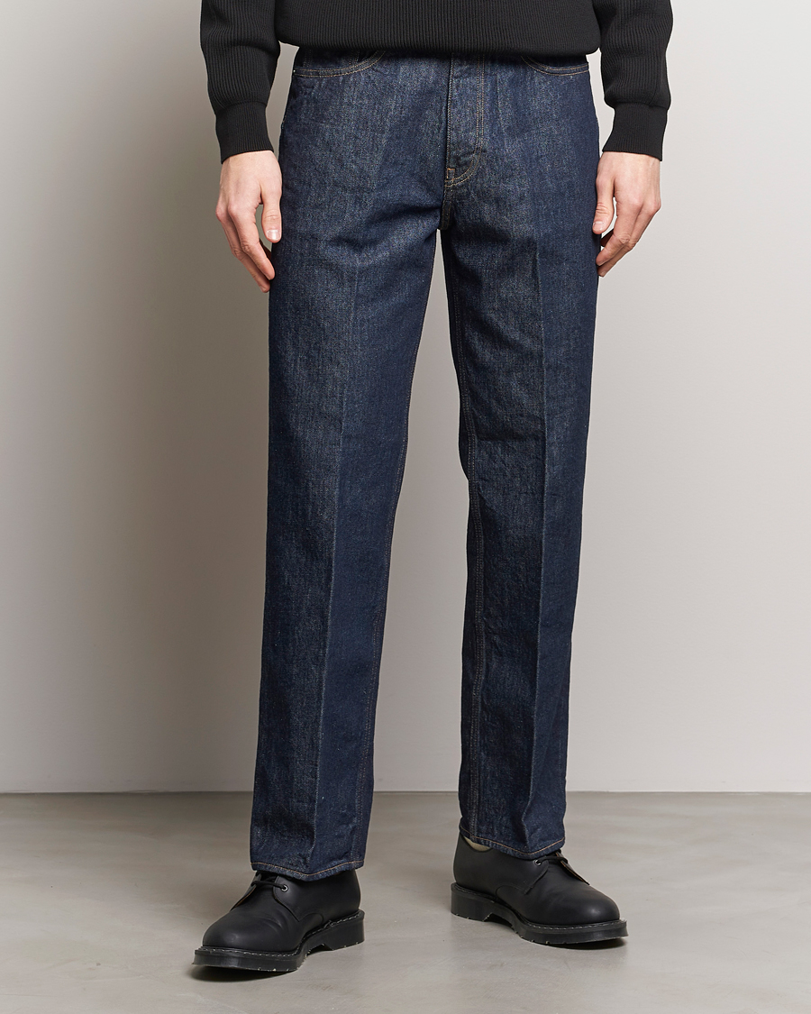 Herren | Blaue jeans | Auralee | Regular Fit Denim Pants Dark Indigo