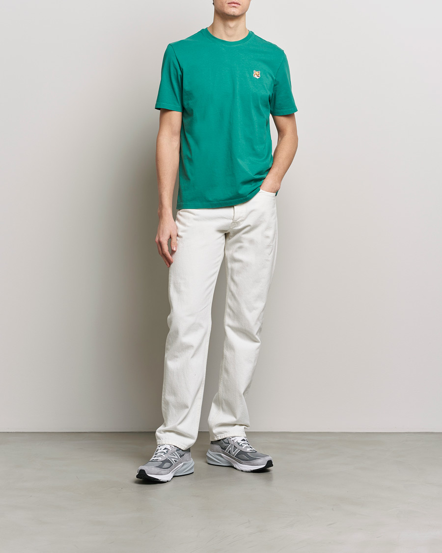 Herren | T-Shirts | Maison Kitsuné | Fox Head T-Shirt Pine Green