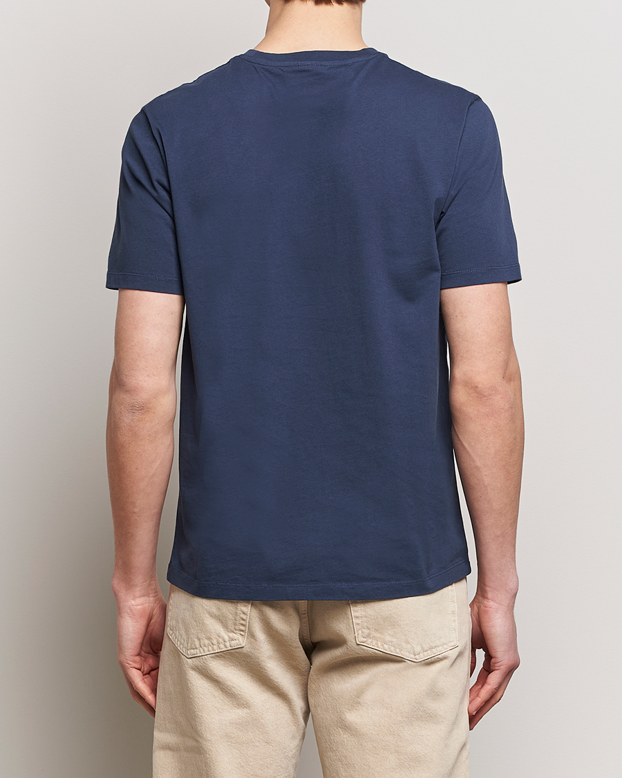 Herren | T-Shirts | Maison Kitsuné | Fox Head T-Shirt Ink Blue