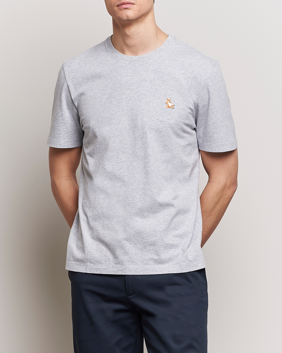 Herren | Kleidung | Maison Kitsuné | Chillax Fox T-Shirt Light Grey Melange