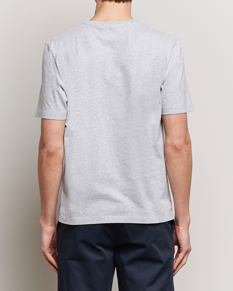 Herren | T-Shirts | Maison Kitsuné | Chillax Fox T-Shirt Light Grey Melange