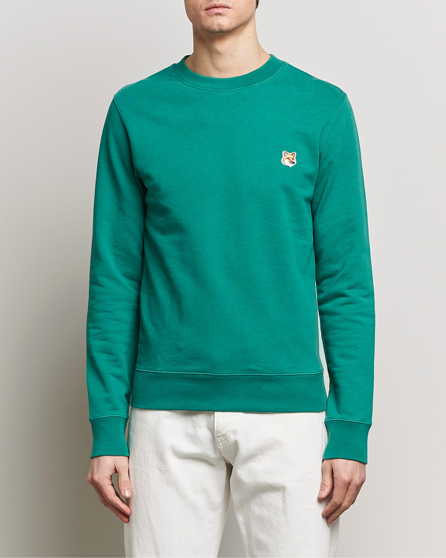 Herren | Sweatshirts | Maison Kitsuné | Fox Head Sweatshirt Pine Green