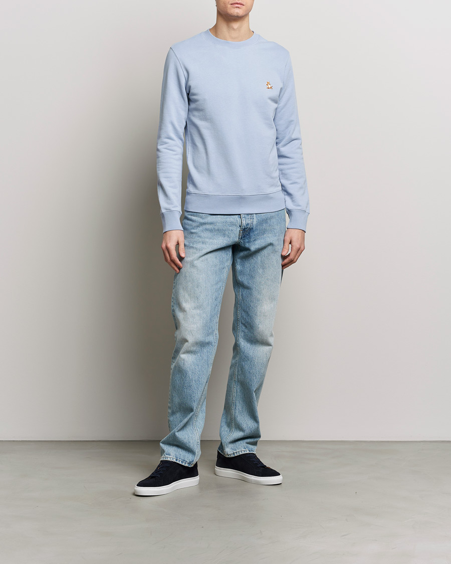 Herren | Pullover | Maison Kitsuné | Chillax Fox Sweatshirt Beat Blue