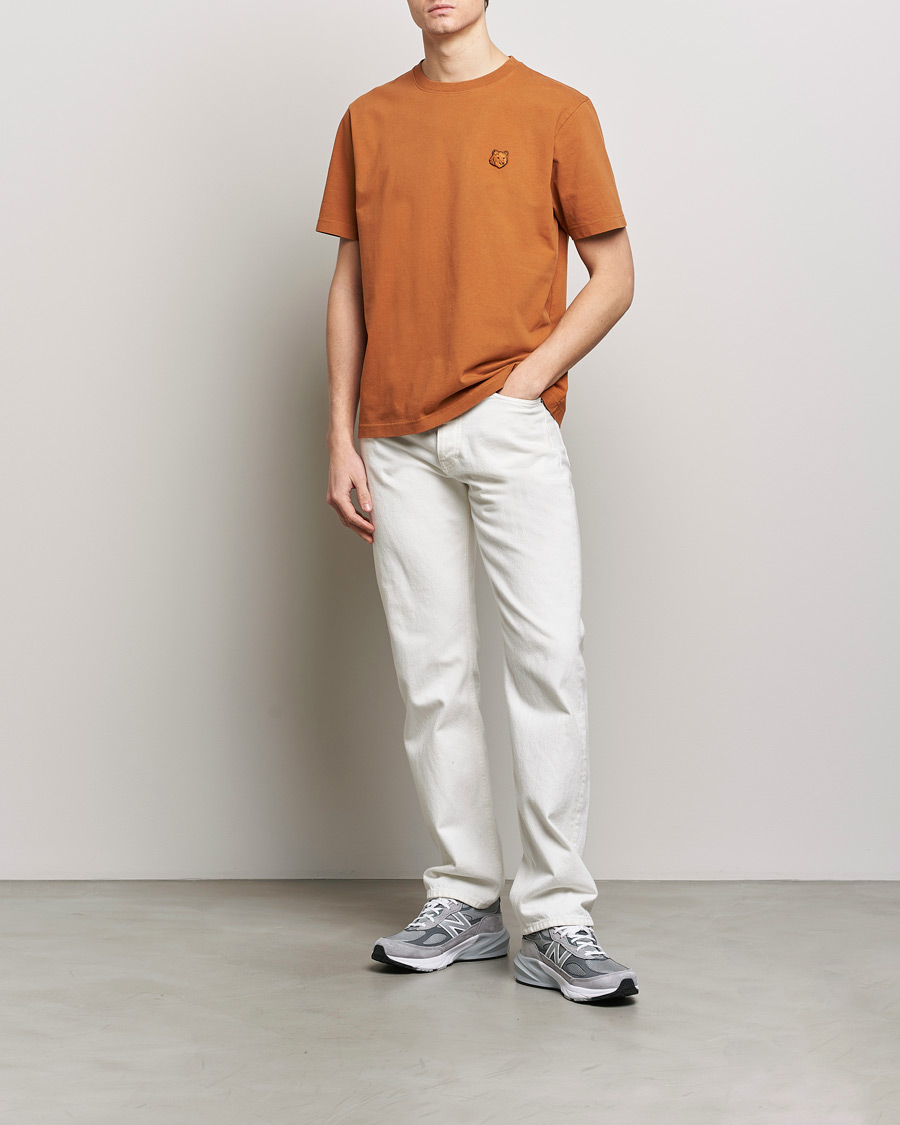Herren | T-Shirts | Maison Kitsuné | Tonal Fox Head T-Shirt Tobacco