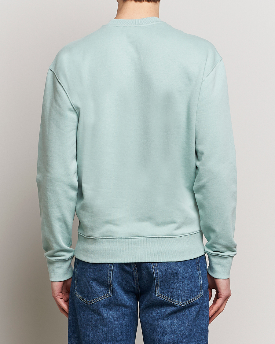 Herren | Pullover | Maison Kitsuné | Surfing Foxes Sweatshirt Seafoam Blue