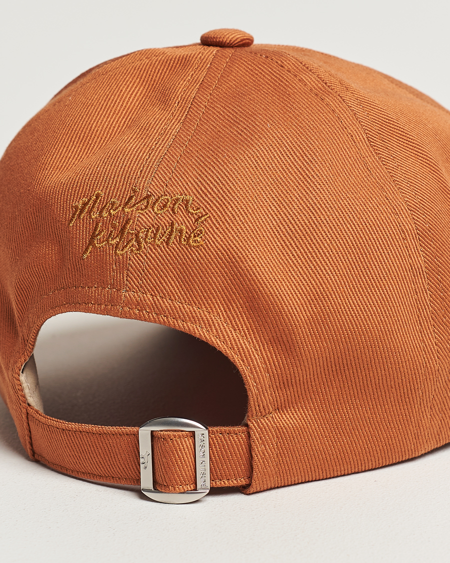 Herren | Maison Kitsuné Tonal Fox Cap Tobacco | Maison Kitsuné | Tonal Fox Cap Tobacco