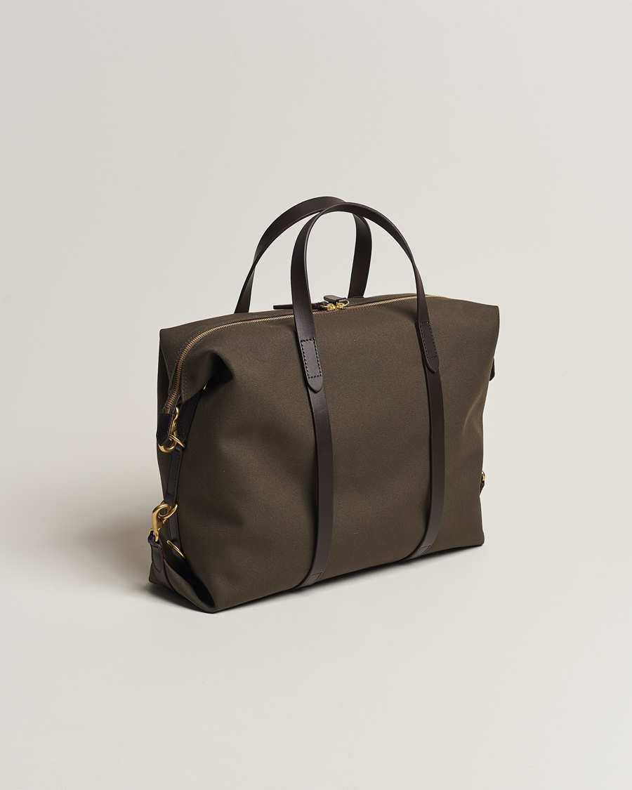 Herren | Taschen | Mismo | M/S Utility Canvas Duffle Bag Army/Dark Brown