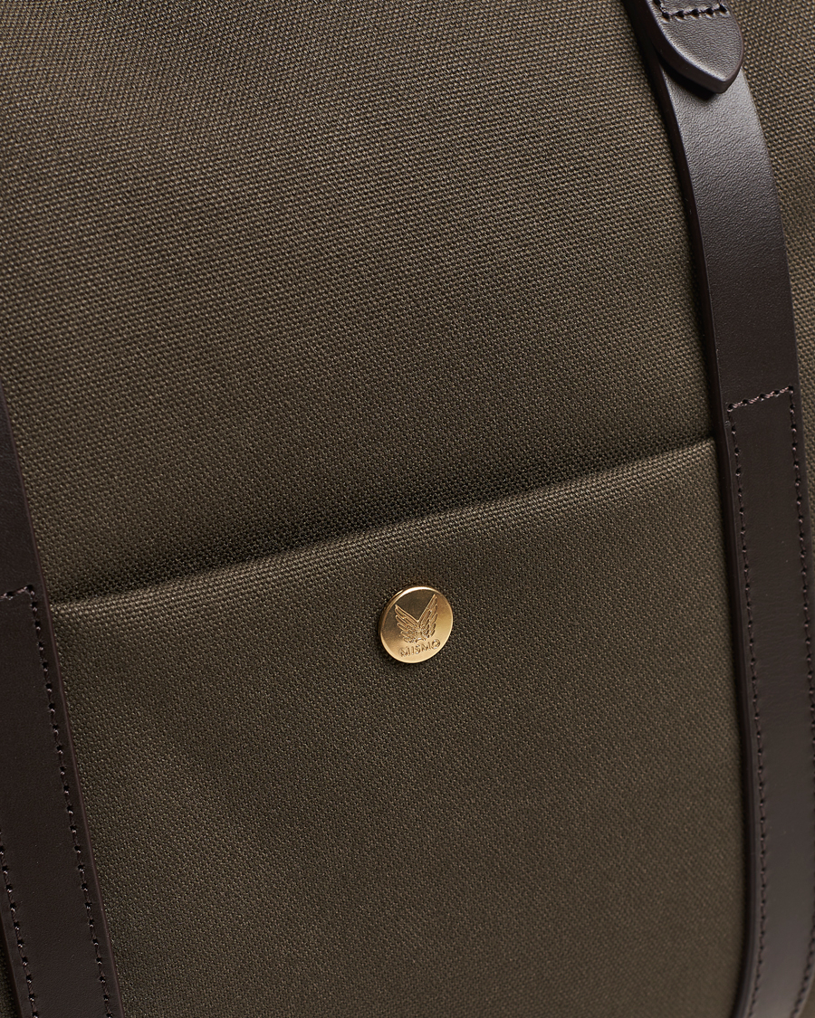 Herren | Taschen | Mismo | M/S Utility Canvas Duffle Bag Army/Dark Brown