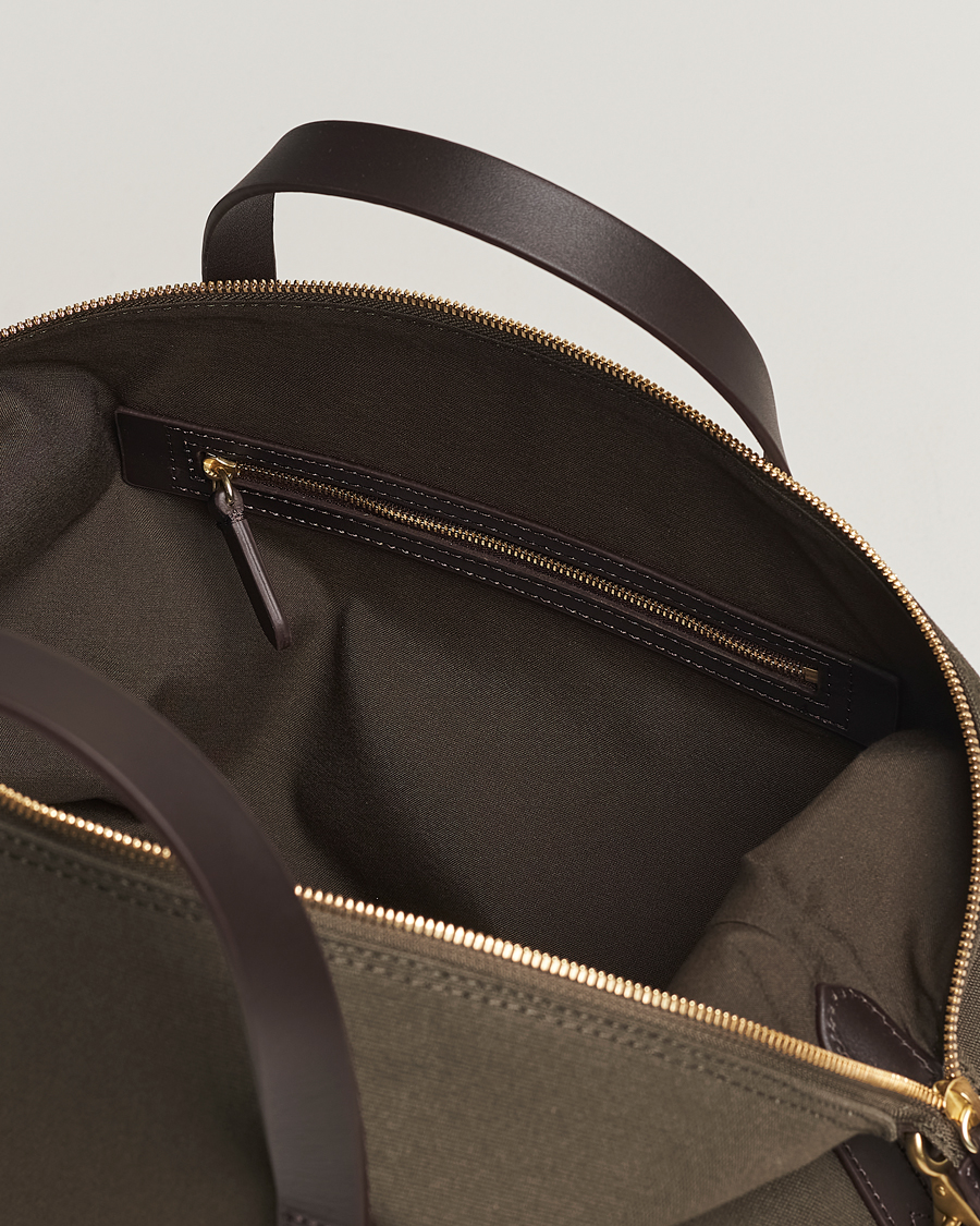 Herren | Taschen | Mismo | M/S Utility Canvas Duffle Bag Army/Dark Brown