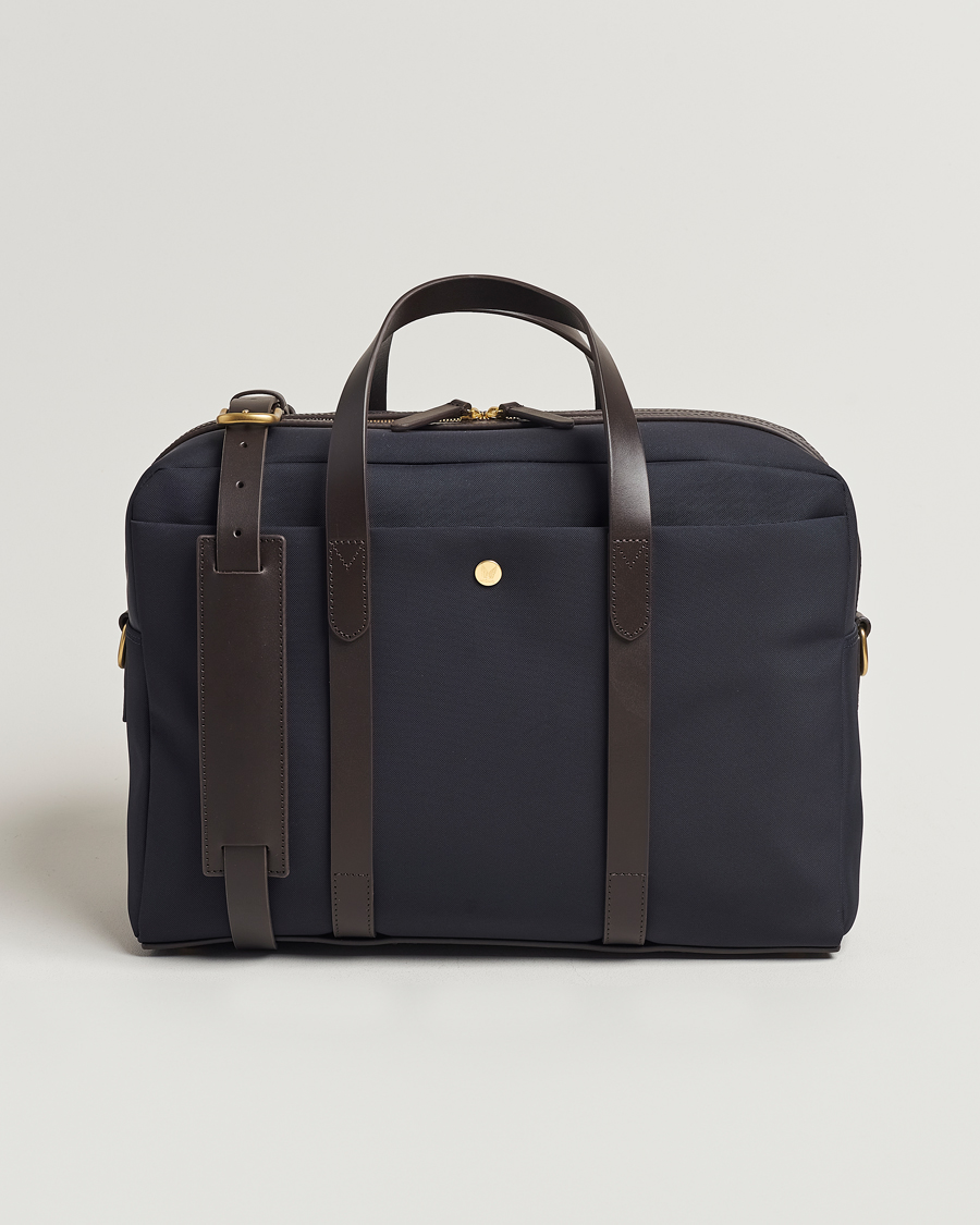 Herren | Mismo M/S Advance Weekendbag Navy/Dark Brown | Mismo | M/S Advance Weekendbag Navy/Dark Brown