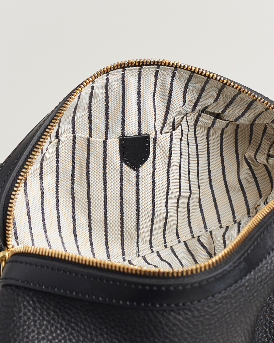 Herren | Taschen | Mismo | Groom Pebbled Leather Washbag Black