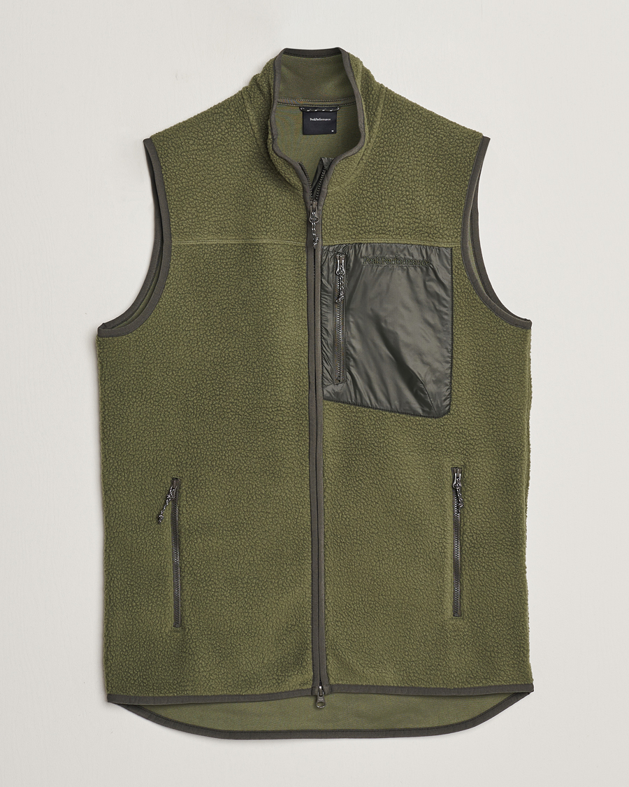 Herren | Pullover | Peak Performance | Pile Vest Pine Needle