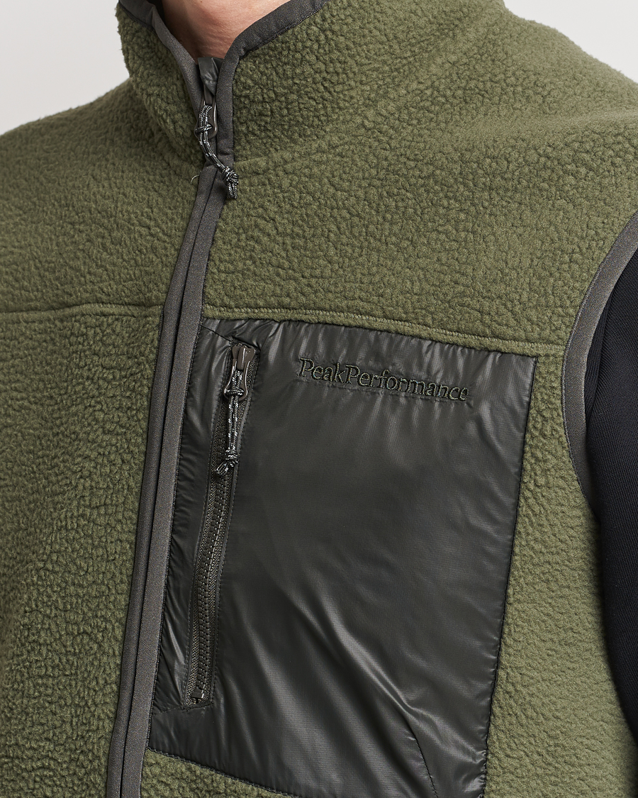 Herren | Pullover | Peak Performance | Pile Vest Pine Needle