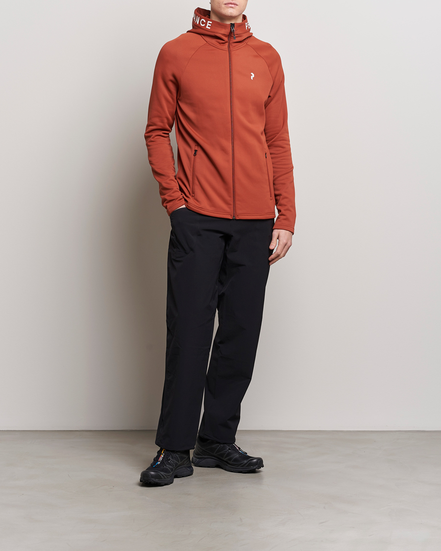 Herren | Pullover | Peak Performance | Rider Hooded Full Zip Spiced