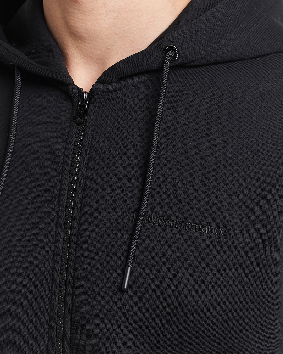 Herren | Pullover | Peak Performance | Original Full Zip Hoodie Black