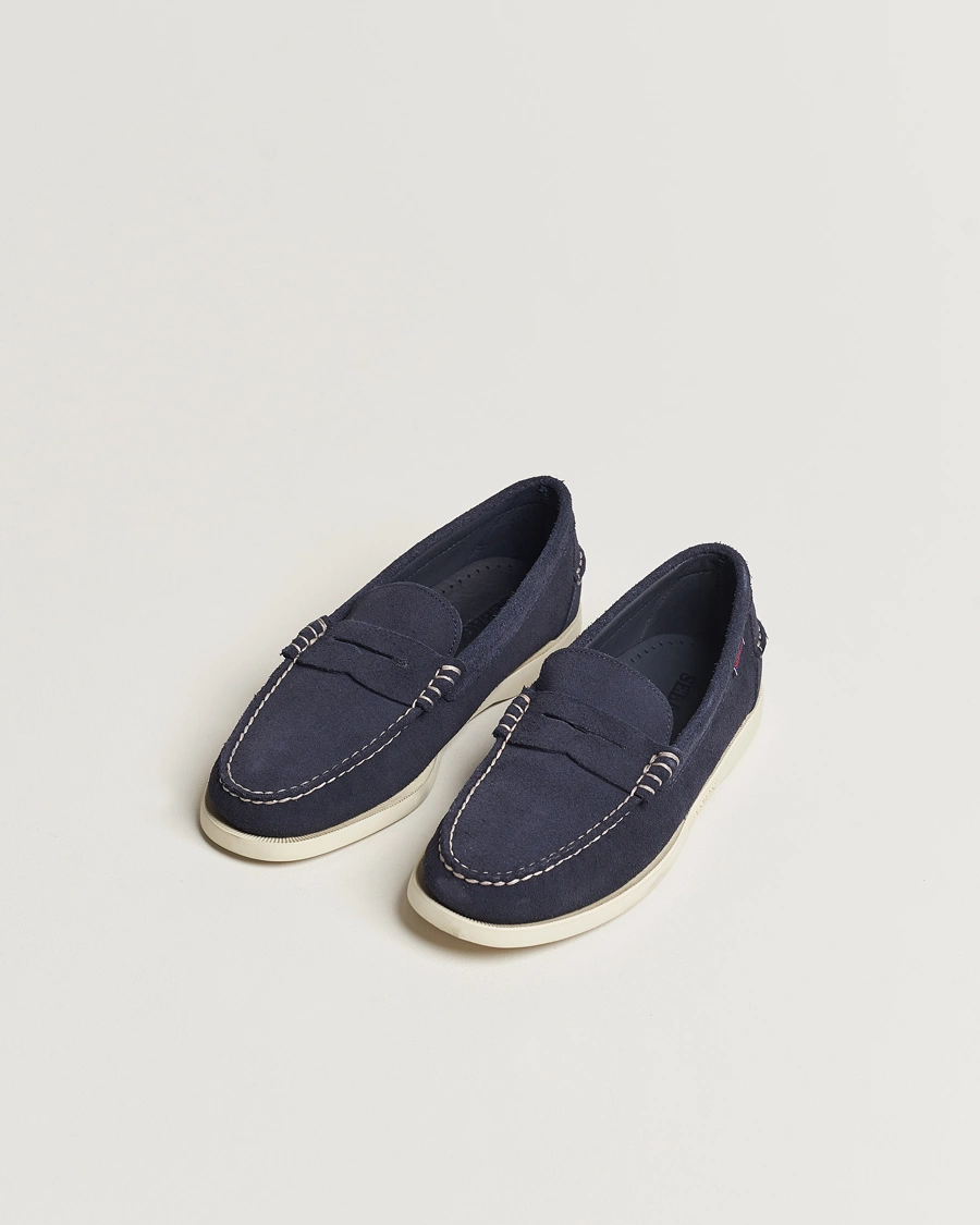 Herren | Schuhe | Sebago | Dan Suede Loafer Blue Universe