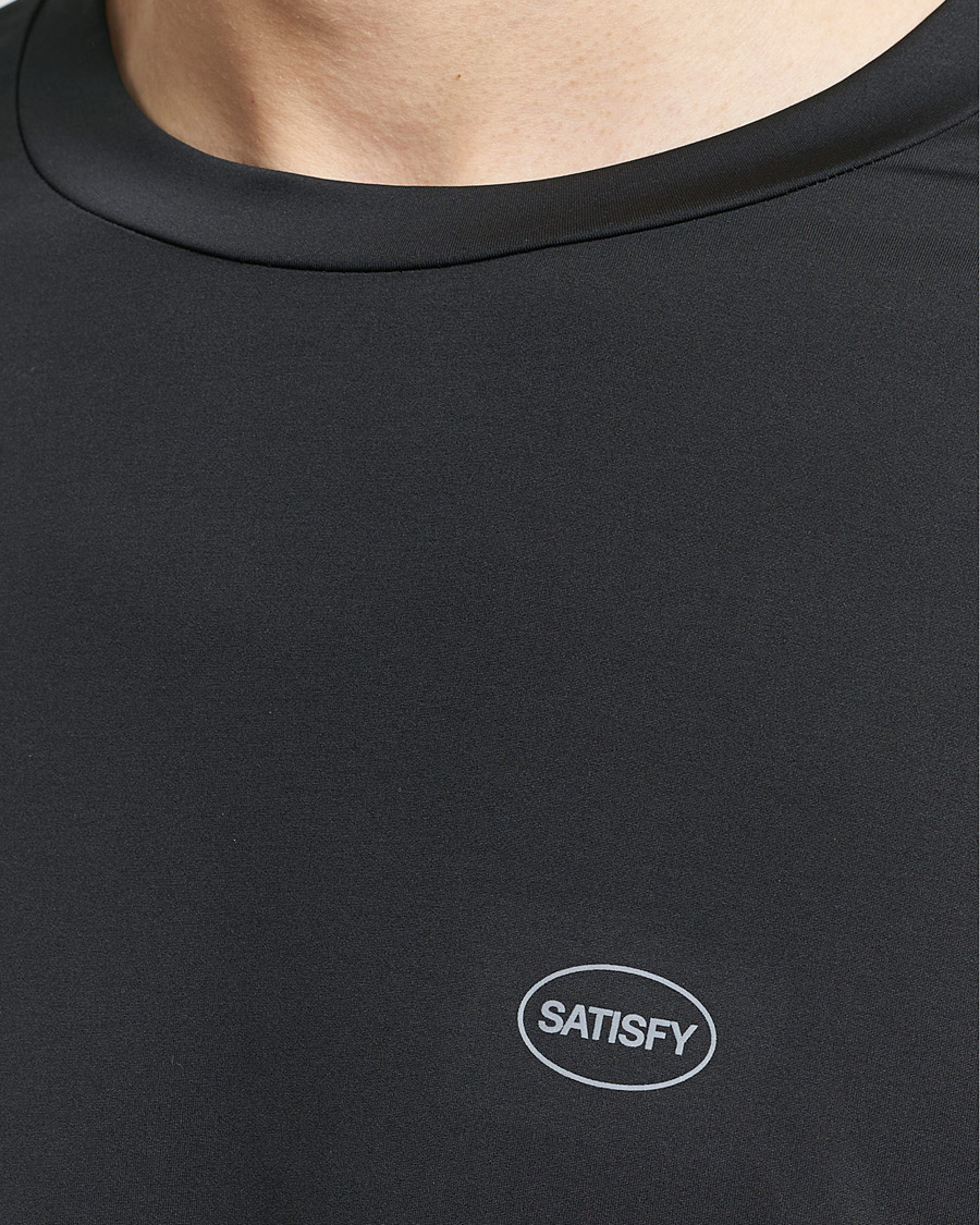 Herren | T-Shirts | Satisfy | AuraLite Long Sleeve T-Shirt Black